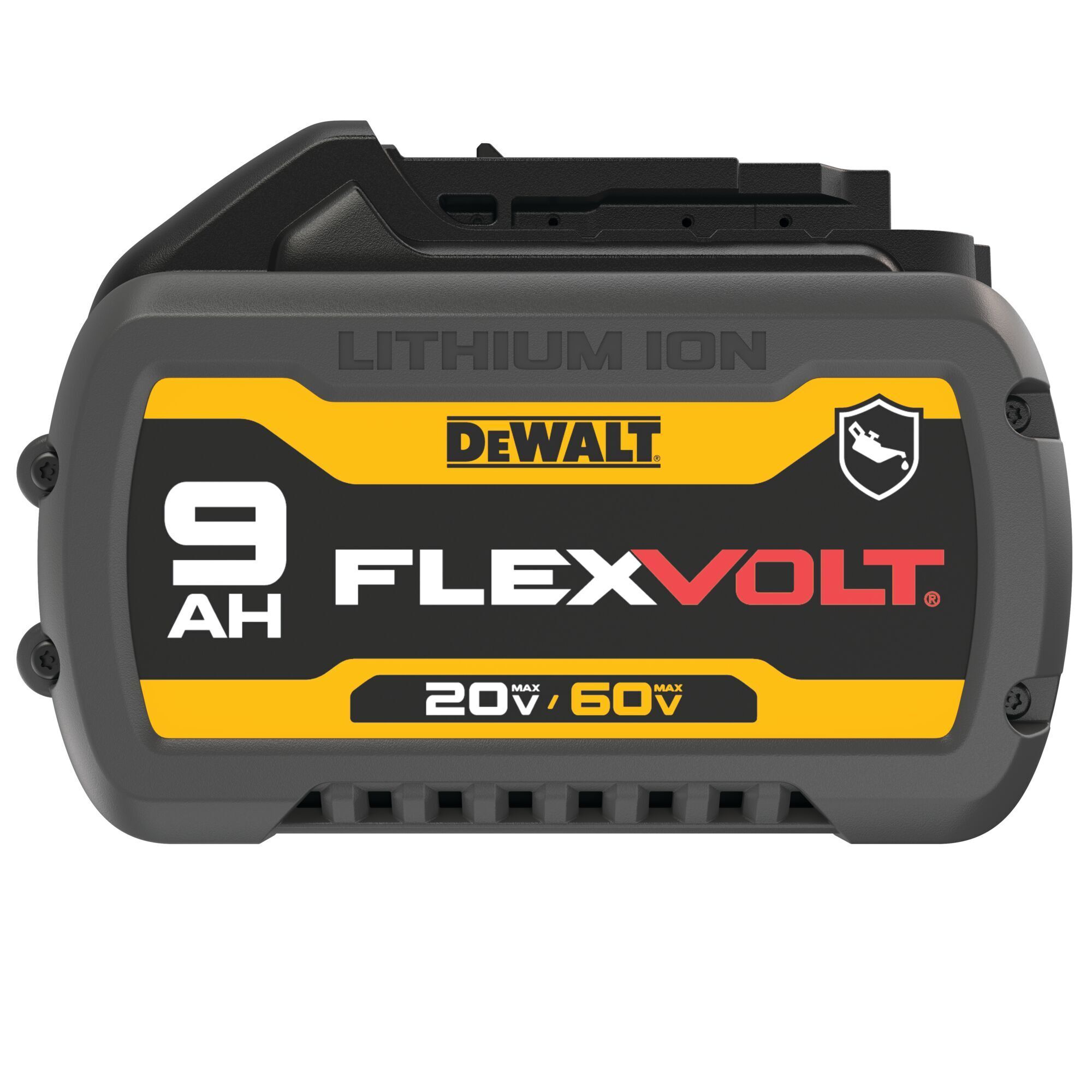 DEWALT 20V/60V Max Flexvolt Oil-Resistant Battery — 9.0Ah, Nylon Housing, Model# DCB609G